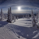 зимний пейзажи Сибири Александра Лихарева