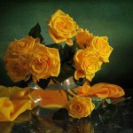 красочный натюрморт с цветами Марины Орловой